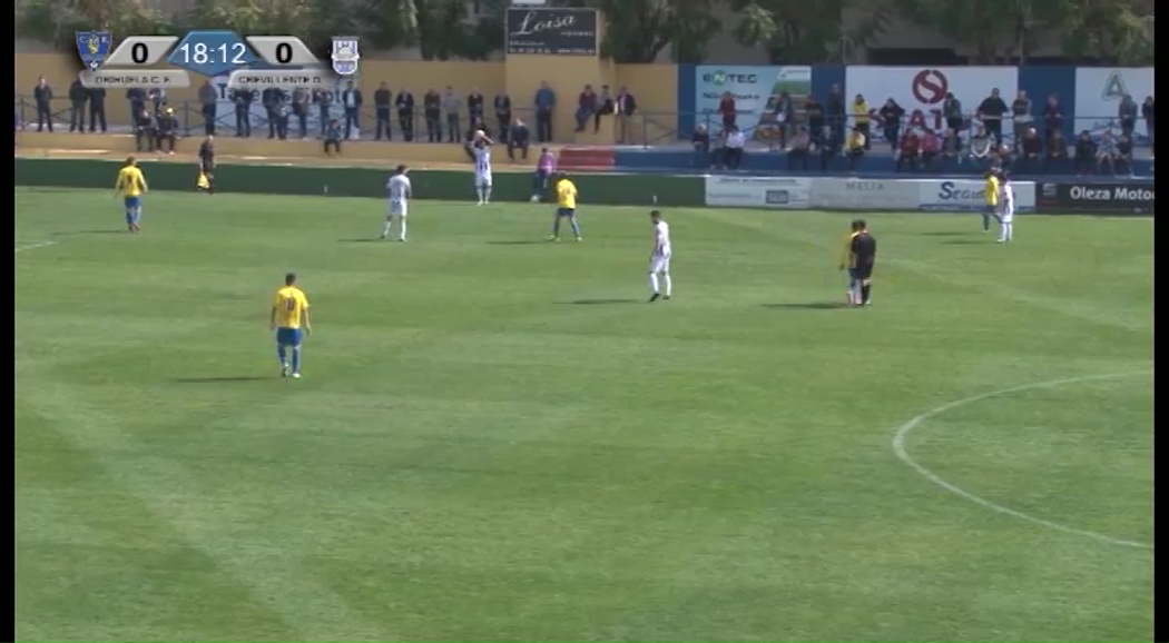 Primera parte del partido Orihuela CF - Crevillente D.